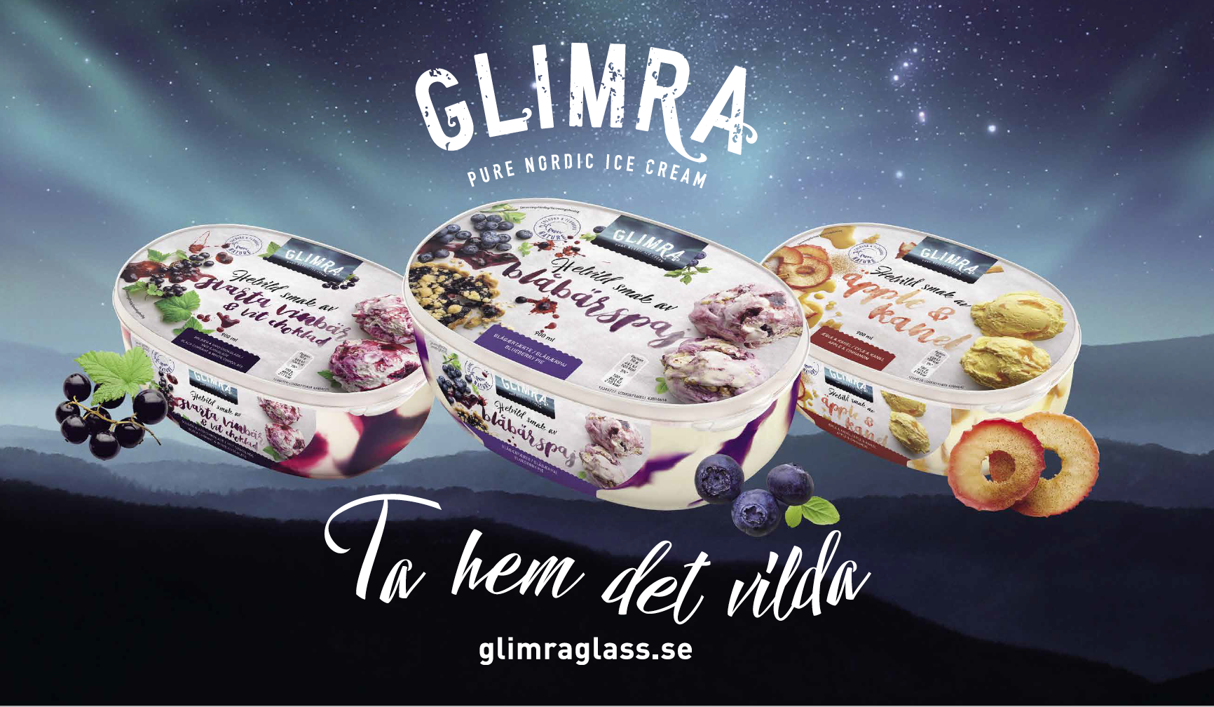 Glimra – Nytt nordiskt glassvarumärke